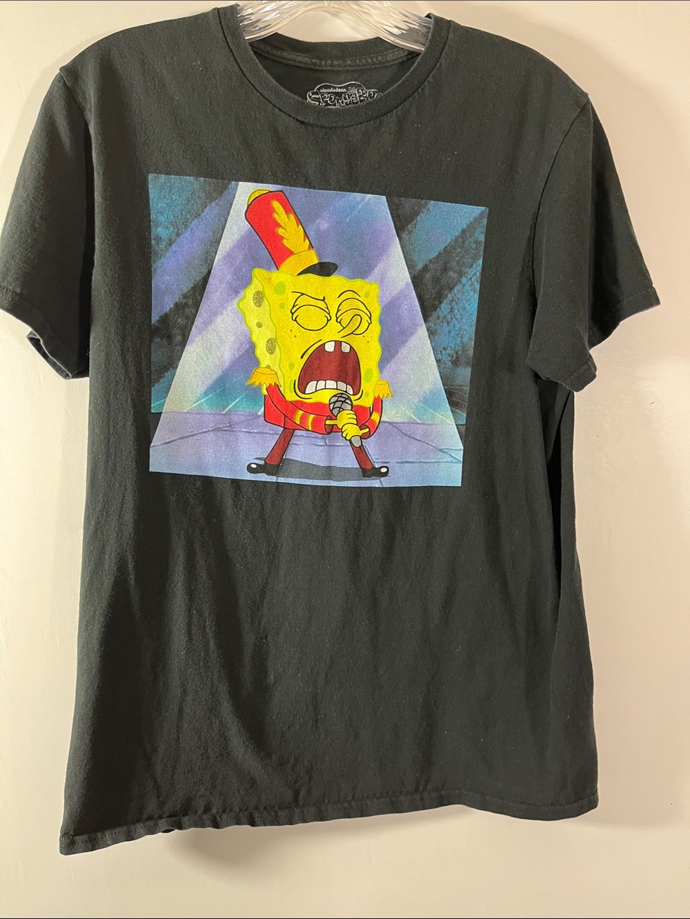 Nickelodeon Sponge Bob Square Pants Graphic Tee Size M Youth